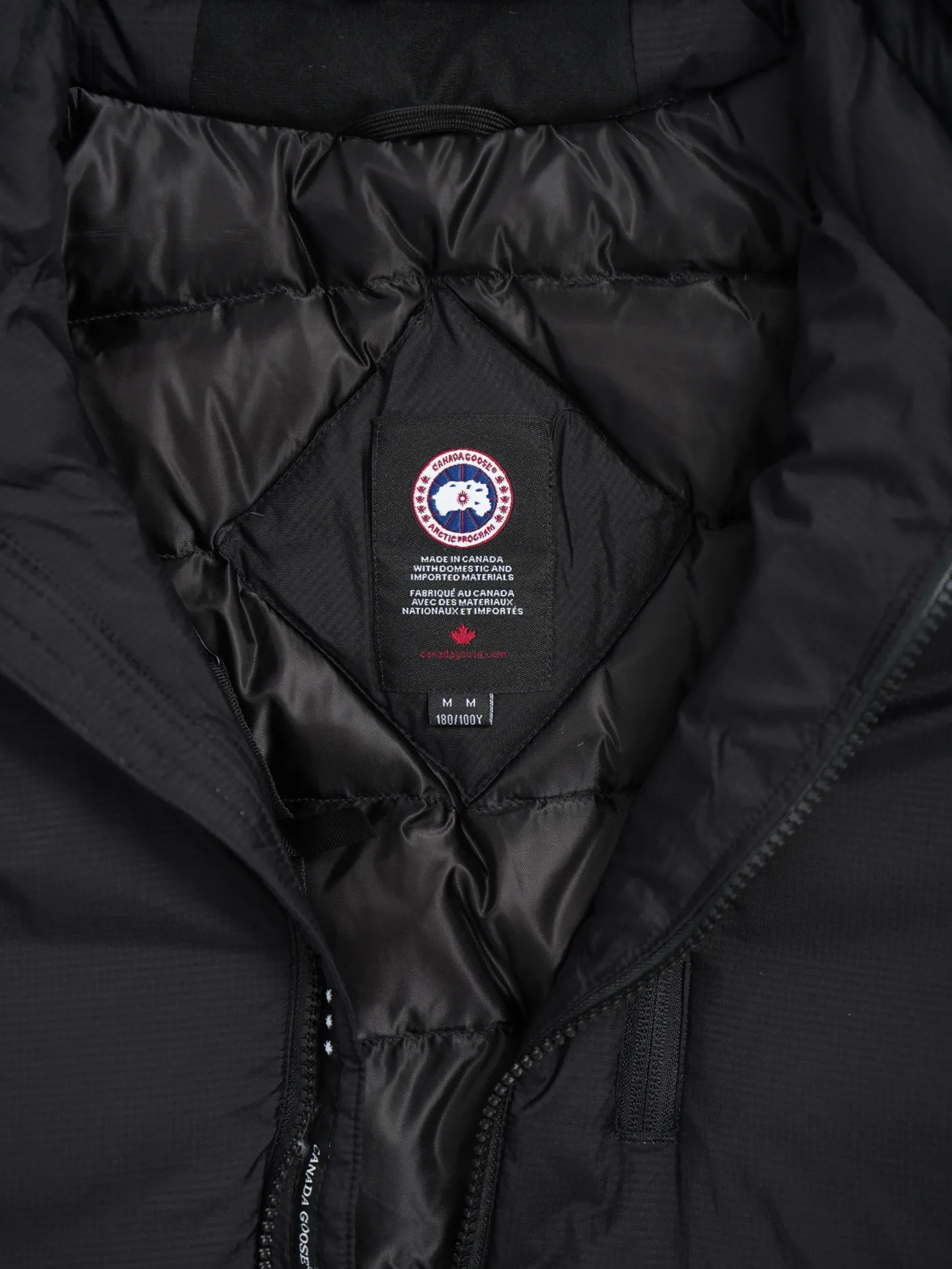 P940 CANADA GOOSE Canada Goose Lodge Men's Down Jacket Large Goose Down Jacket 5079M Black (Red Label)